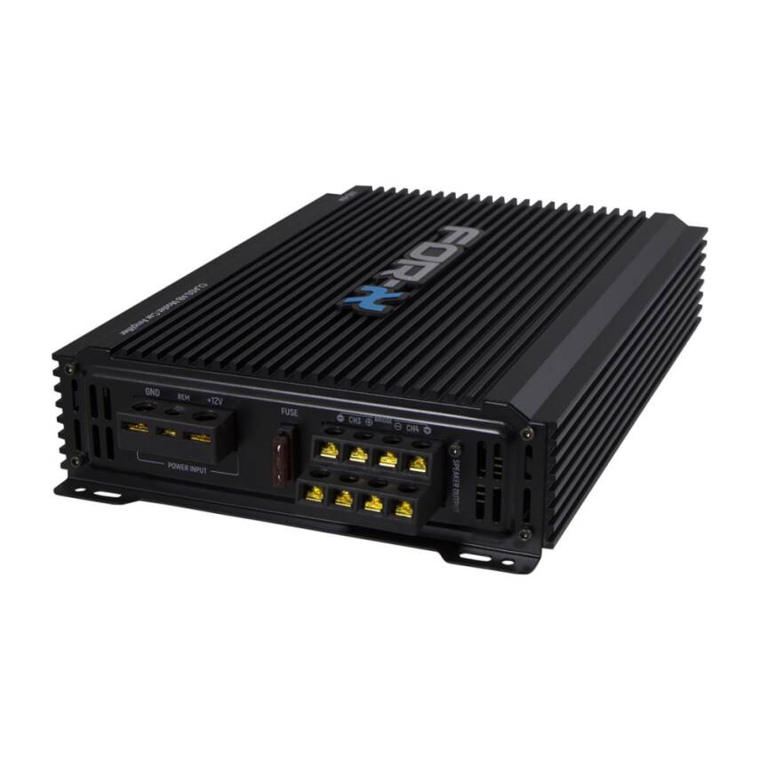 FOR-X XAE-604 4 Kanal Max 2500 Watt Bass Kontrollü Amfi - 3