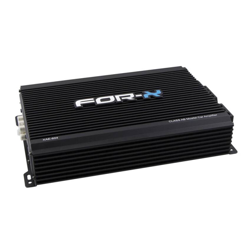 FOR-X XAE-604 4 Kanal Max 2500 Watt Bass Kontrollü Amfi - 1